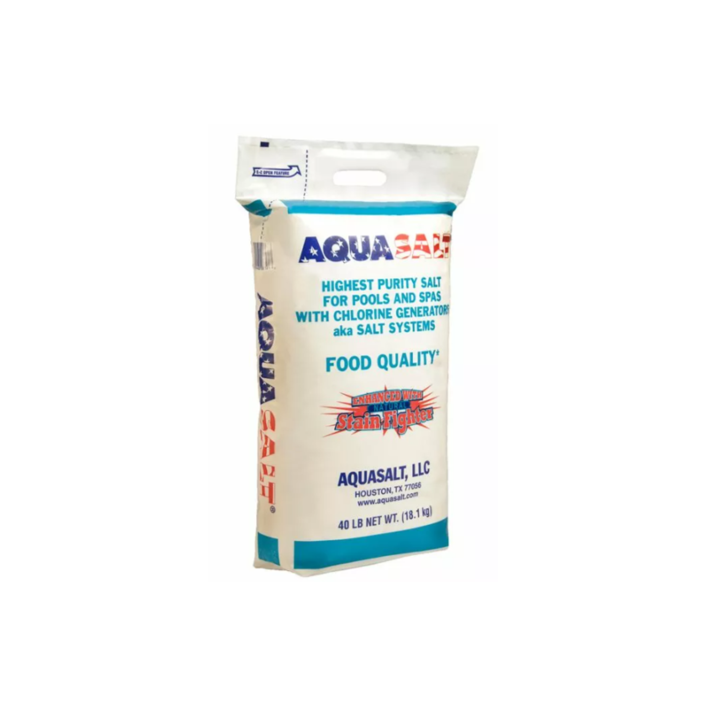 POOL SALT - 40 LB. BAG (AQUASALT)