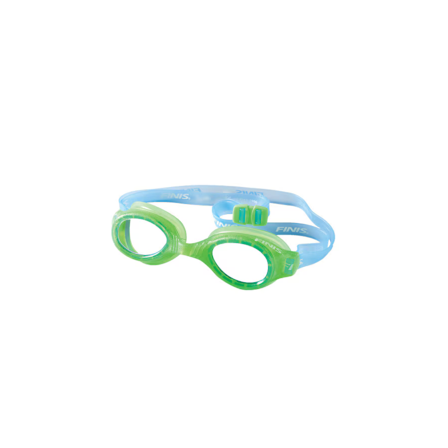 FIN H2 JR GOGGLE - GREEN/CLEAR (4-12 YRS)