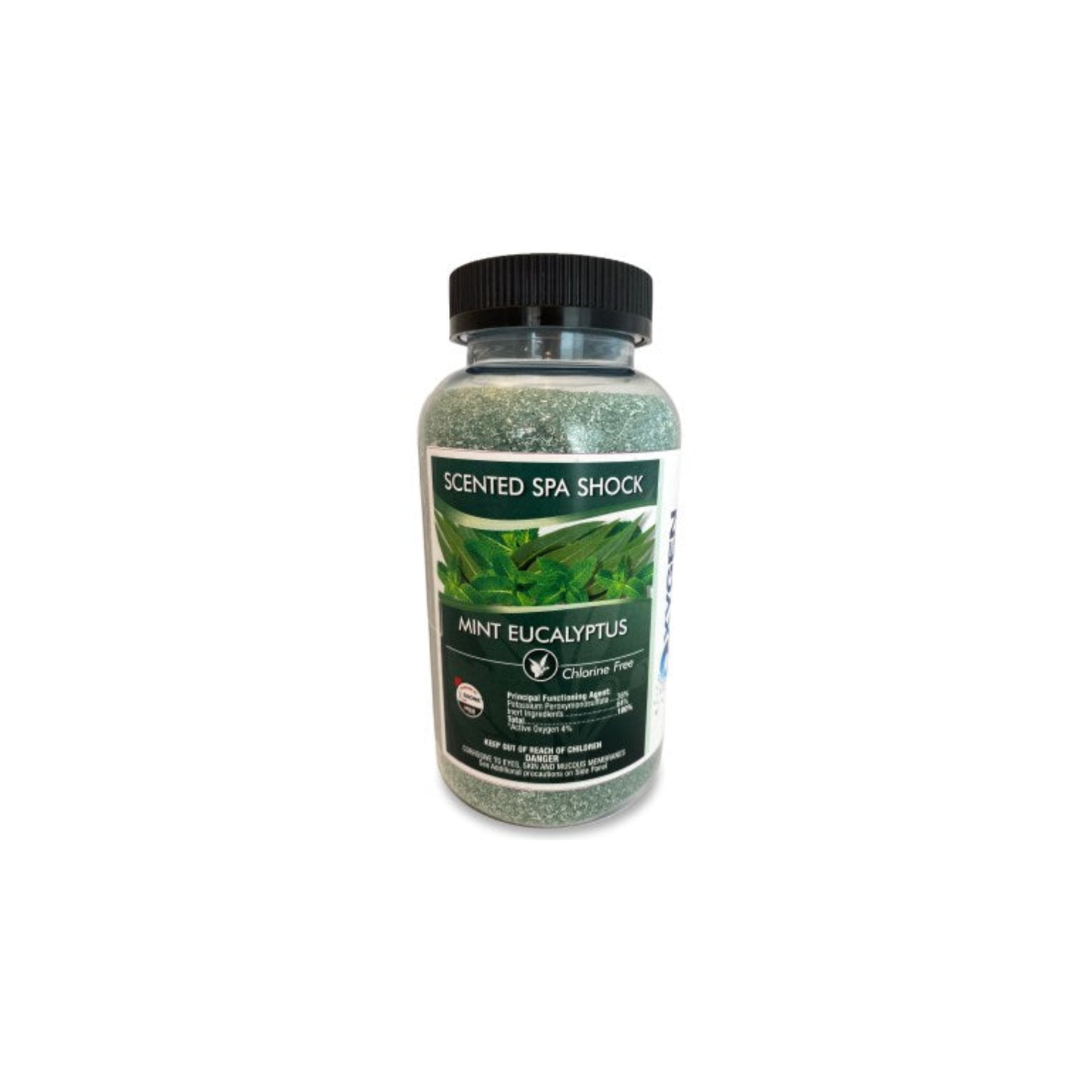 OXYGEN MINT EUCALYPTUS SCENTED SPA SHOCK - 1.875 LB.
