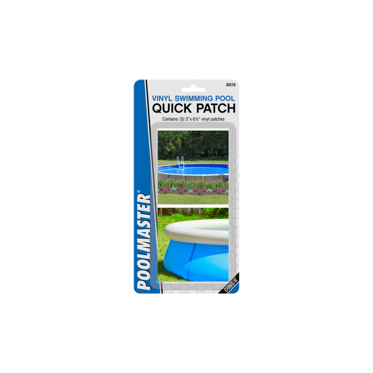 PM LARGE QUICK POOL PATCH FIVE 6 1/2 X 3" PER PACK
