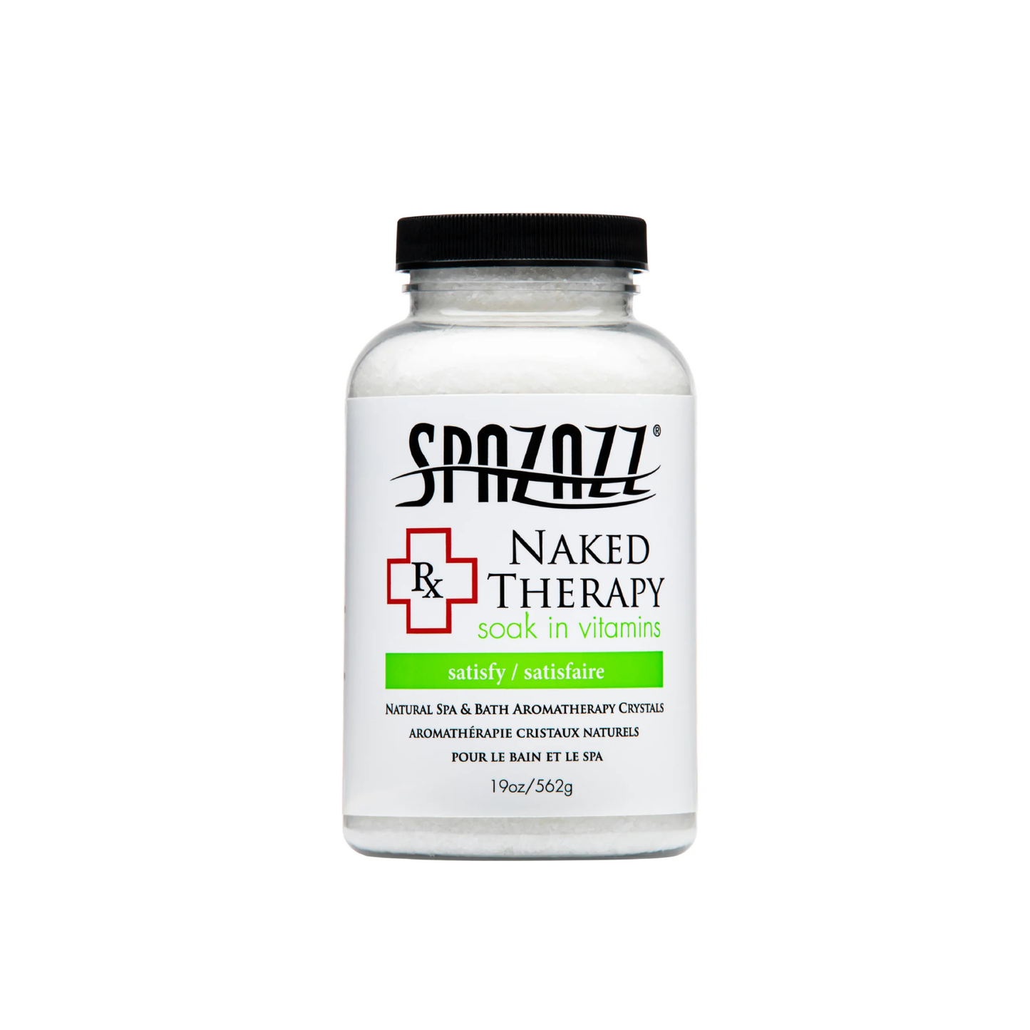 SPAZAZZ RX NAKED THERAPY CRYSTALS - 19 OZ.