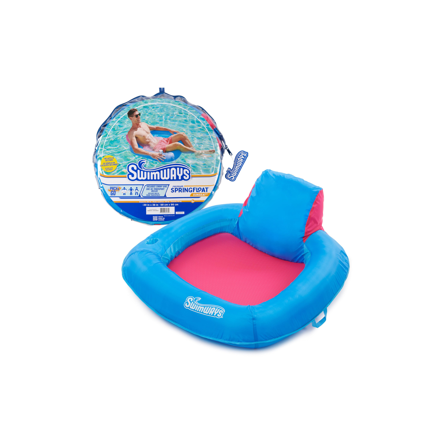 SW Ultra Blue/Magenta Sunseat Spring Float