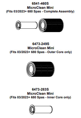 MICROCLEAN MINI OUTER CORE (2023+ 680 SERIES SUNDANCE SPAS)