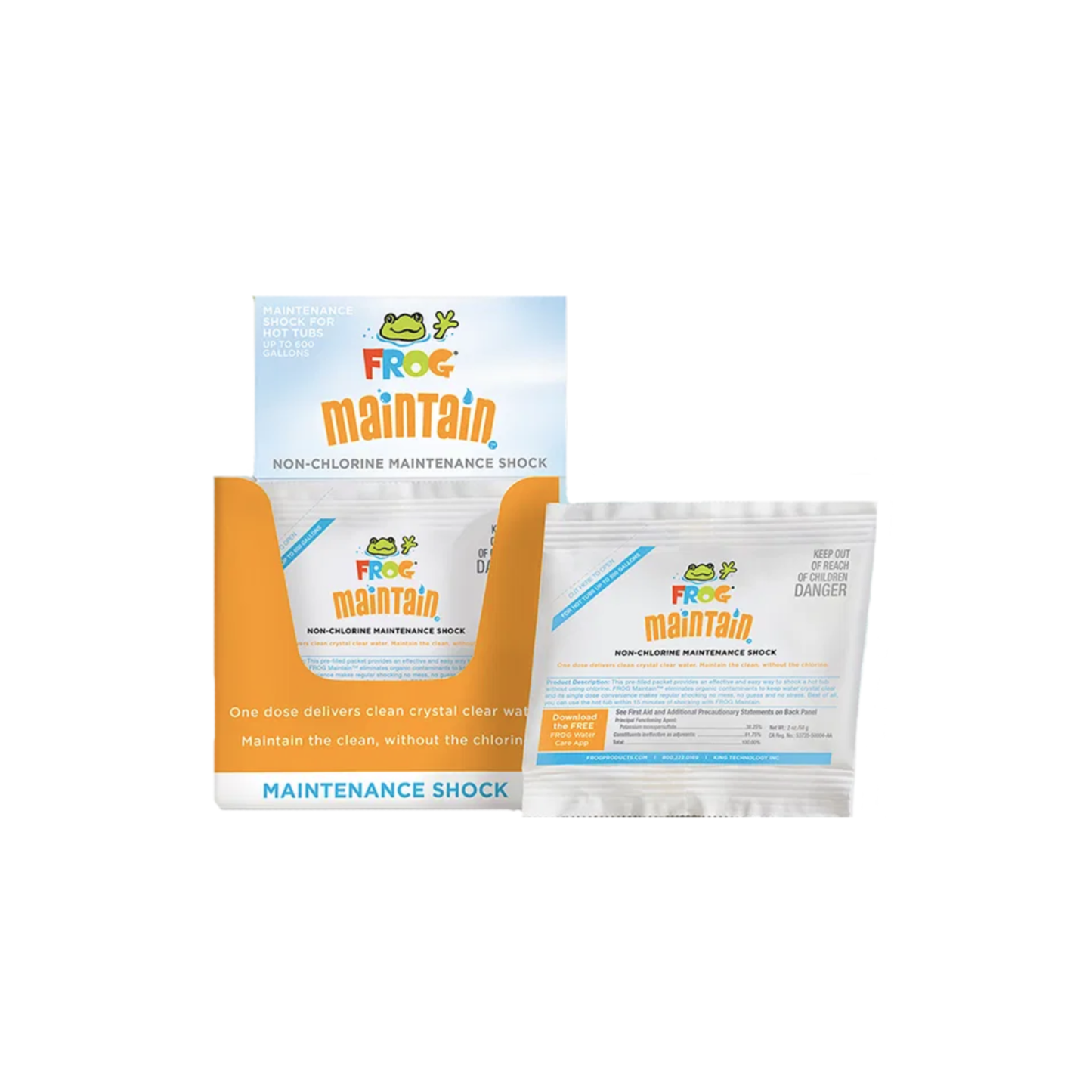 FROG @EASE MAINTAIN PACKET OF NON-CHLORINE SHOCK