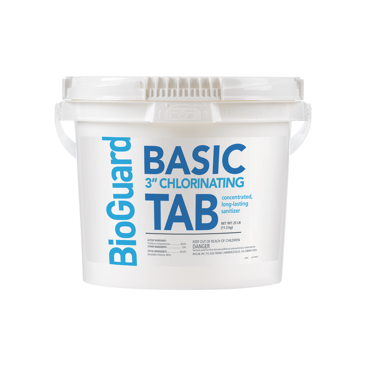 BASIC 3IN CHLORINATING TABS - 25 LB. BUCKET