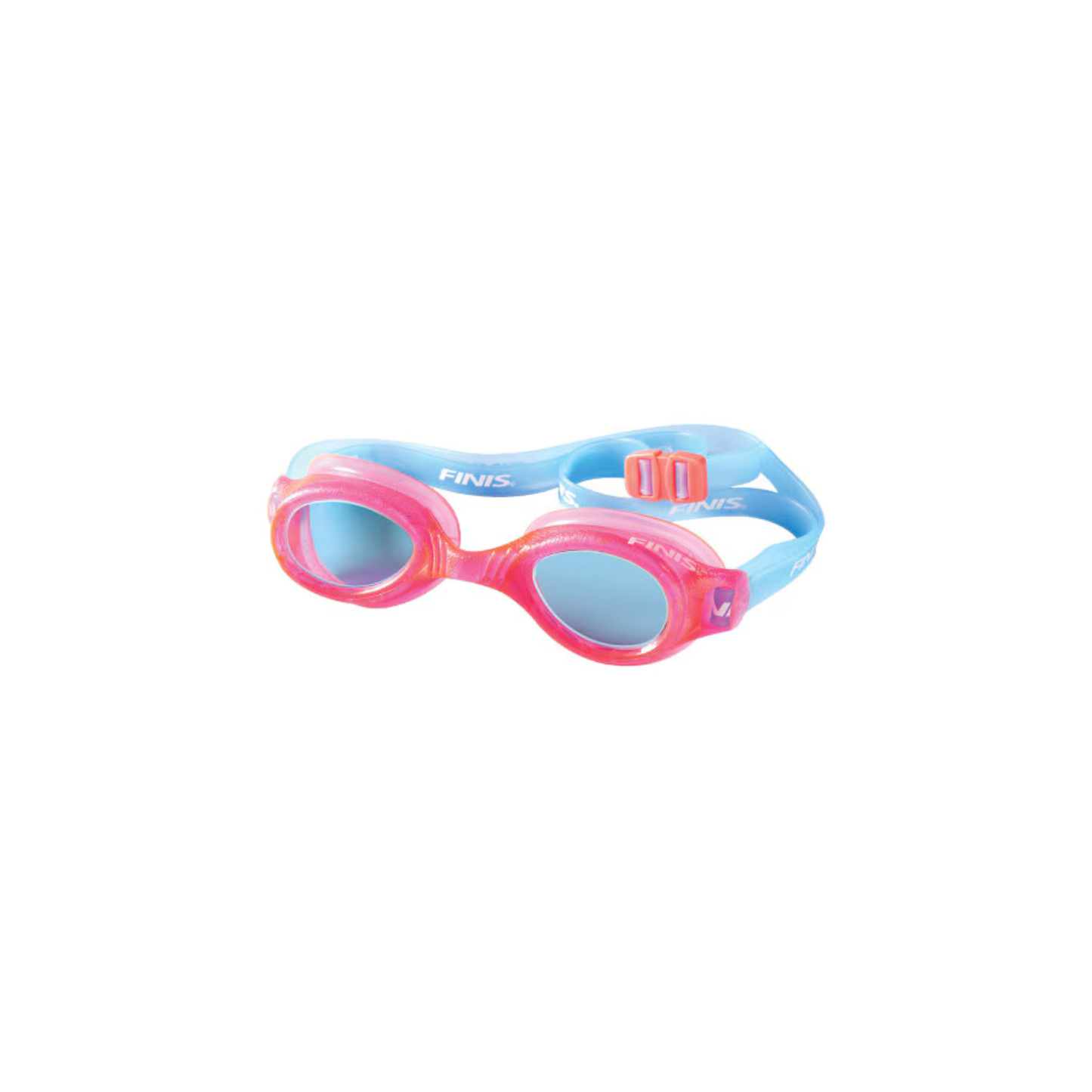 FIN H2 JR GOGGLE - PINK/AQUA (4-12 YRS)