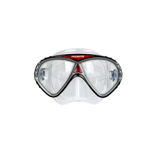 PM CRIMSON ADULT SWIM MASK W/WIDE VISION TWIN LENS