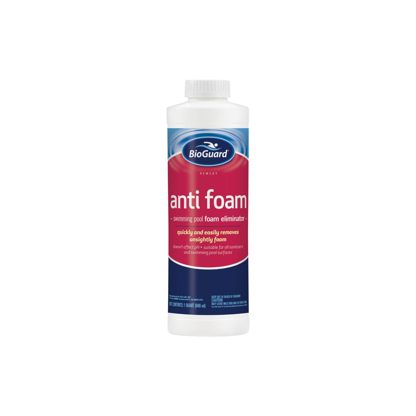 POOL ANTI FOAM - 1 QT. BOTTLE
