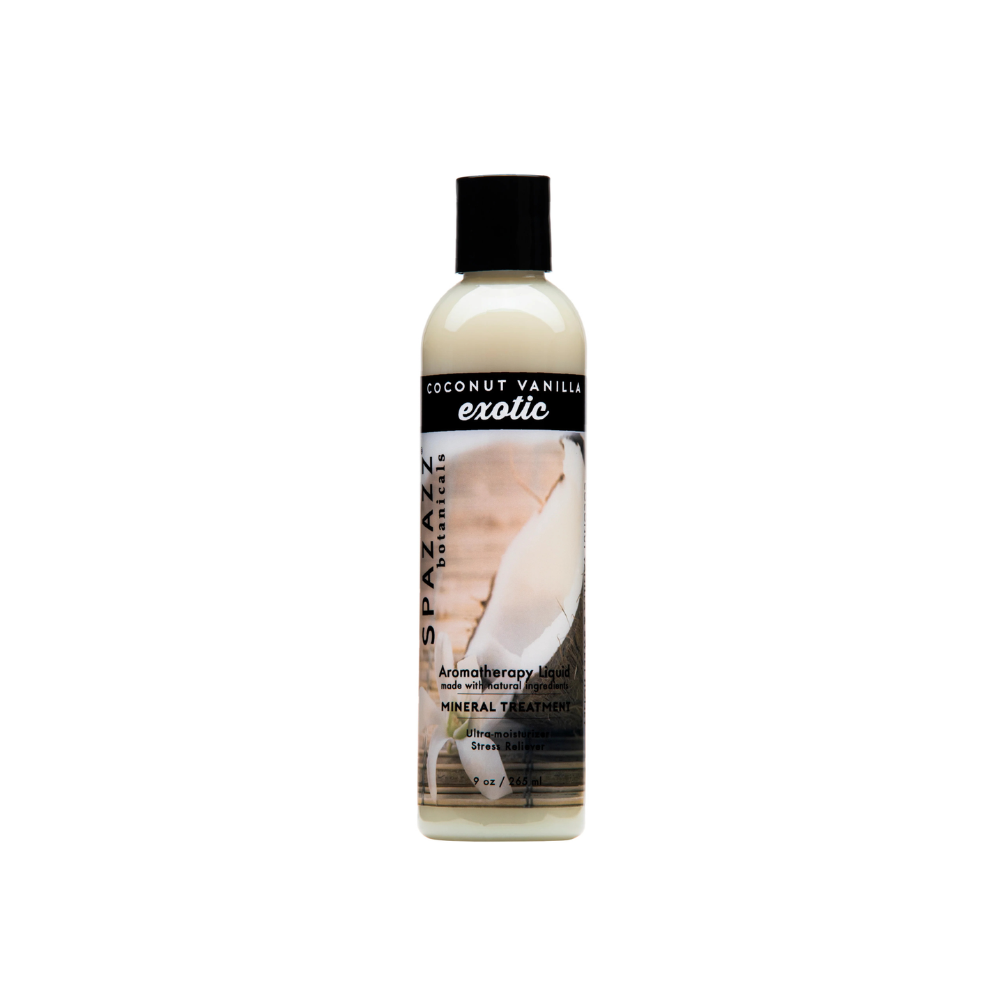 SPAZAZZ COCONUT VANILLA AROMATHERAPY ELIXIR - 9 OZ
