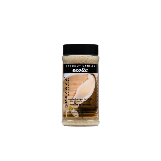 SPAZAZZ COCONUT VANILLA CRYSTALS 17 OZ.