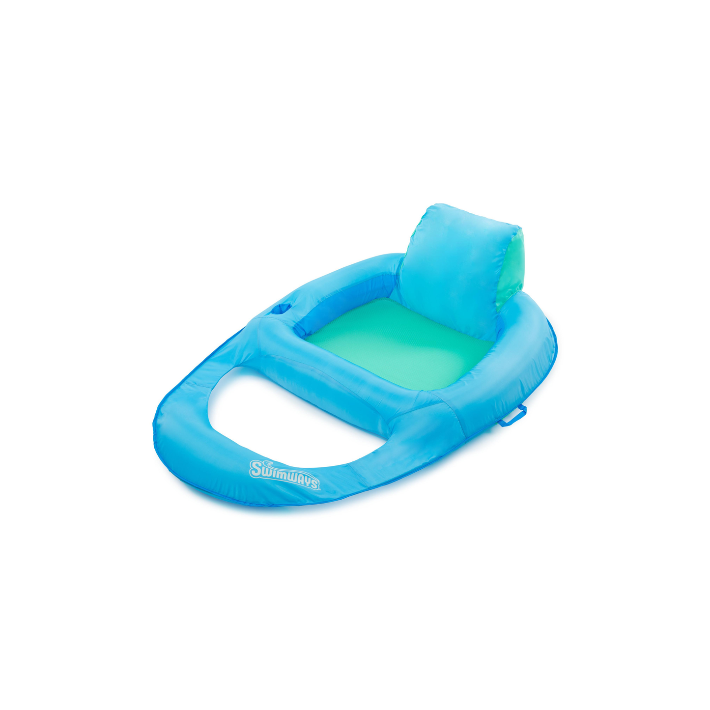 SW Sky Blue/Aqua Spring Float Recliner