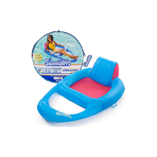 SW Ultra Blue/Magenta Spring Float Recliner
